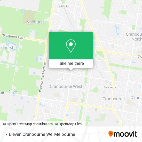 7 Eleven Cranbourne We map