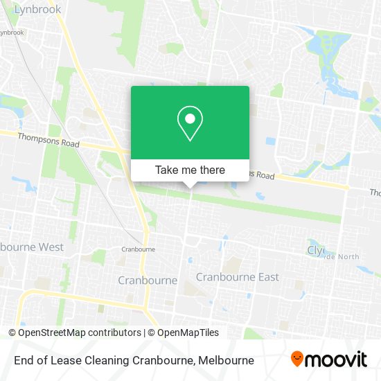 Mapa End of Lease Cleaning Cranbourne