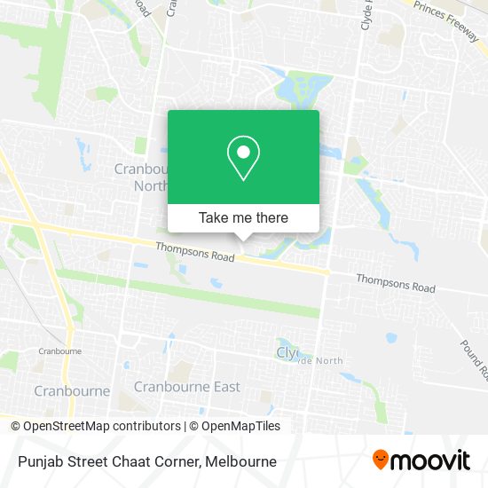 Punjab Street Chaat Corner map