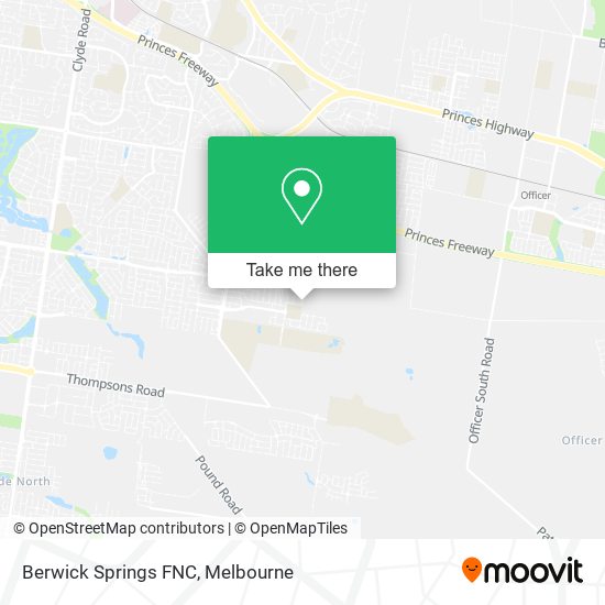 Berwick Springs FNC map