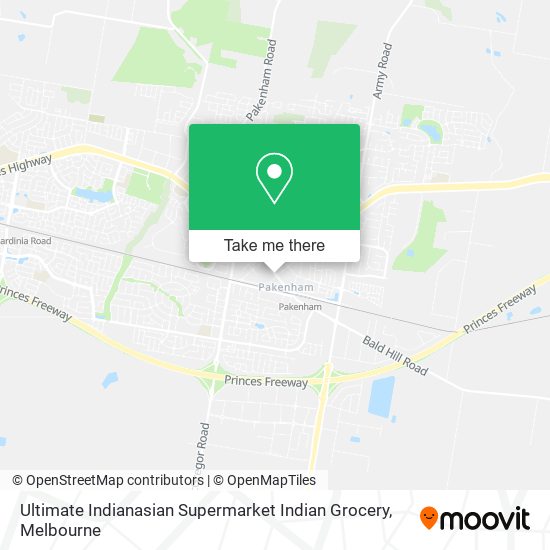 Ultimate Indianasian Supermarket Indian Grocery map