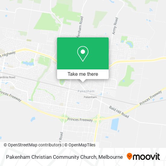 Mapa Pakenham Christian Community Church