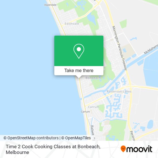 Mapa Time 2 Cook Cooking Classes at Bonbeach
