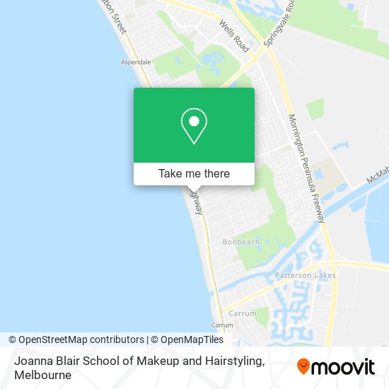 Joanna Blair School of Makeup and Hairstyling map