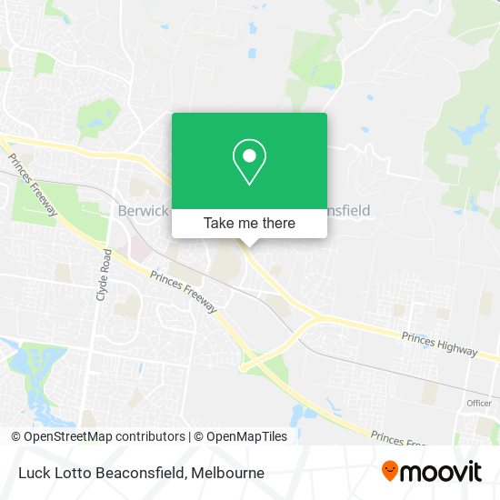 Mapa Luck Lotto Beaconsfield