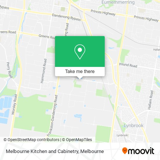 Melbourne Kitchen and Cabinetry map