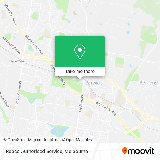 Repco Authorised Service map