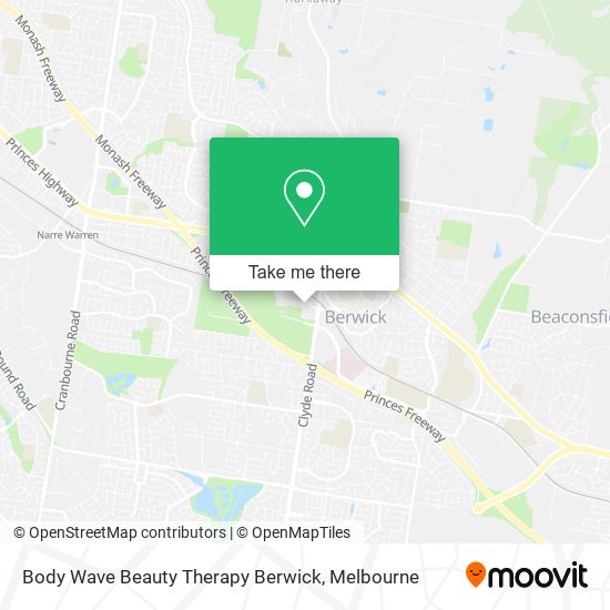 Mapa Body Wave Beauty Therapy Berwick