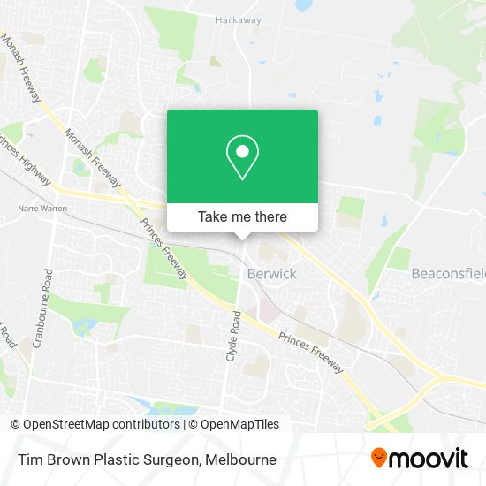 Mapa Tim Brown Plastic Surgeon