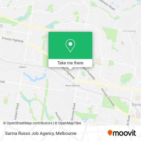 Sarina Russo Job Agency map