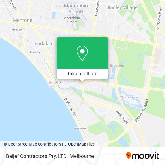 Beljef Contractors Pty. LTD. map