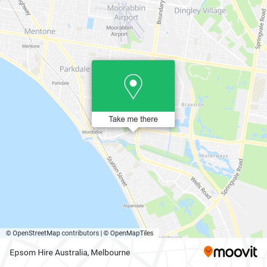 Epsom Hire Australia map