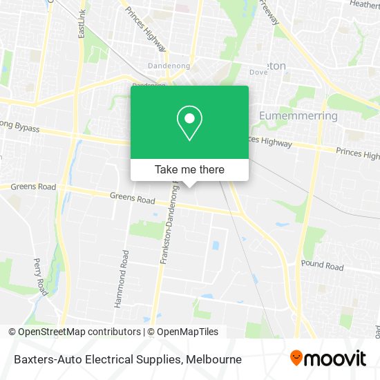 Mapa Baxters-Auto Electrical Supplies