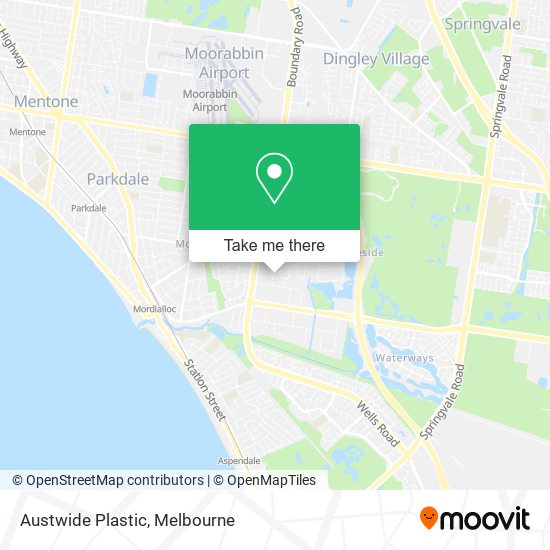 Austwide Plastic map