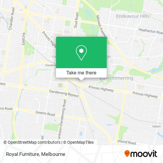 Royal Furniture map