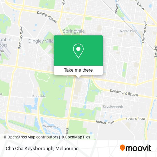 Cha Cha Keysborough map