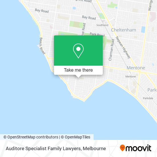 Auditore Specialist Family Lawyers map