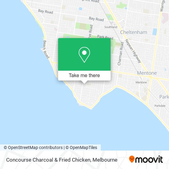 Concourse Charcoal & Fried Chicken map