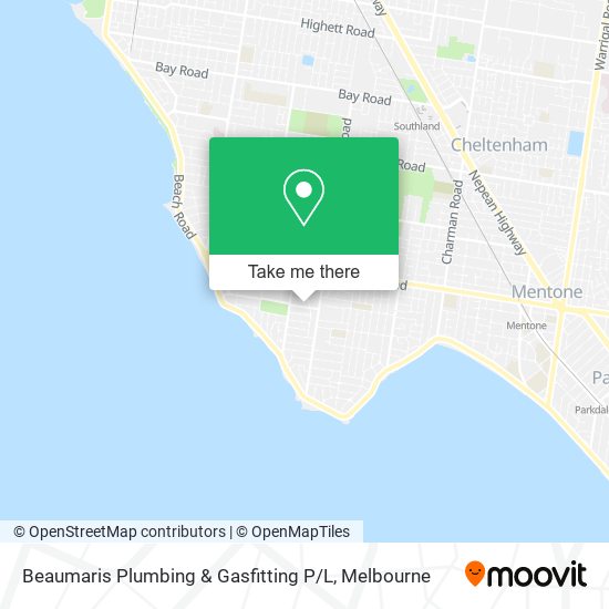 Beaumaris Plumbing & Gasfitting P / L map