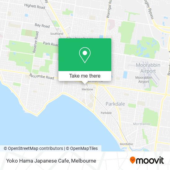 Yoko Hama Japanese Cafe map