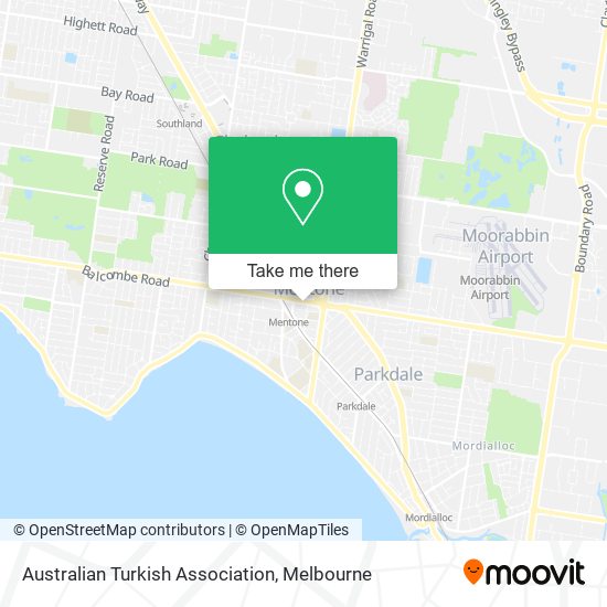 Mapa Australian Turkish Association