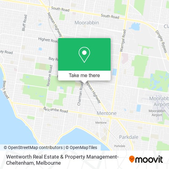 Wentworth Real Estate & Property Management-Cheltenham map