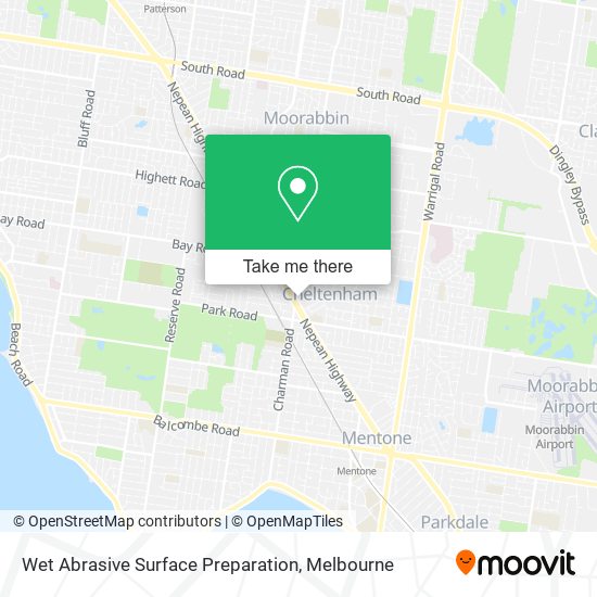 Wet Abrasive Surface Preparation map