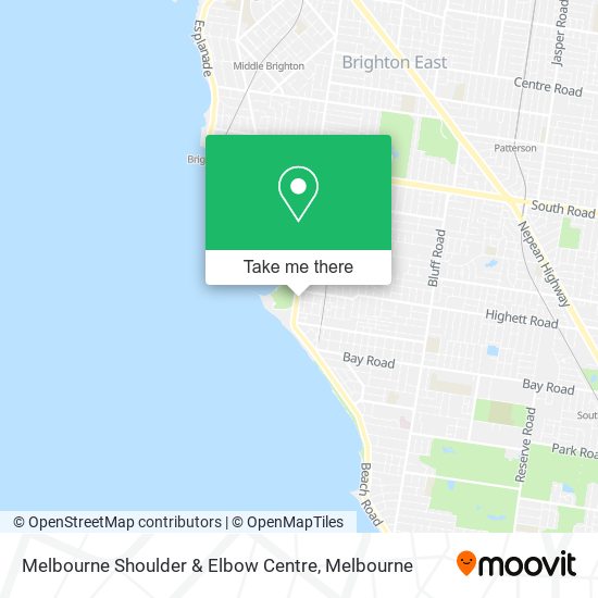 Melbourne Shoulder & Elbow Centre map