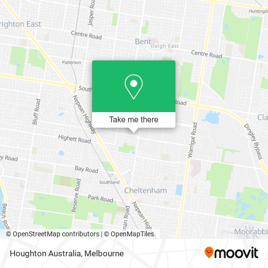 Mapa Houghton Australia
