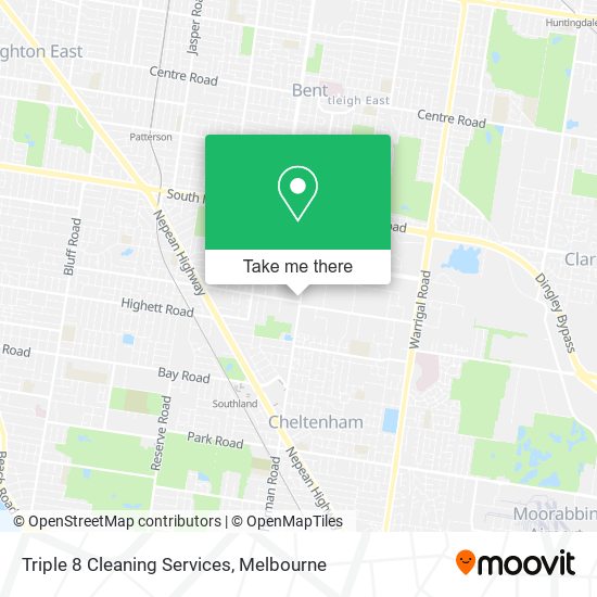 Mapa Triple 8 Cleaning Services
