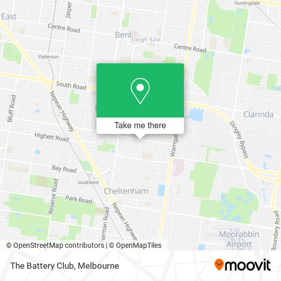 Mapa The Battery Club