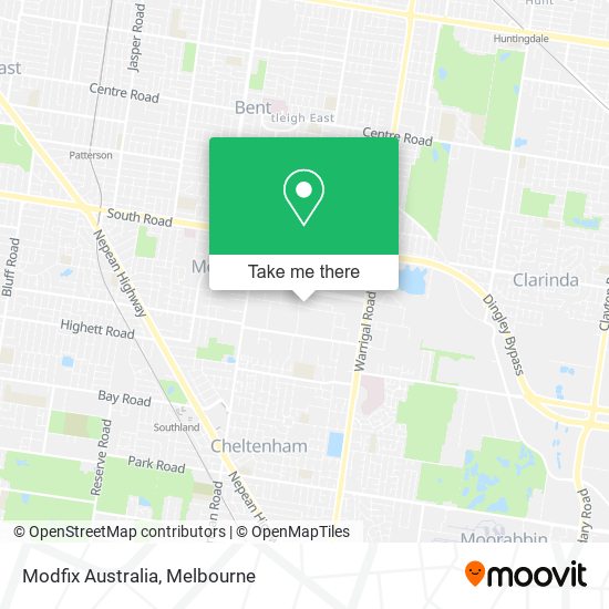 Modfix Australia map