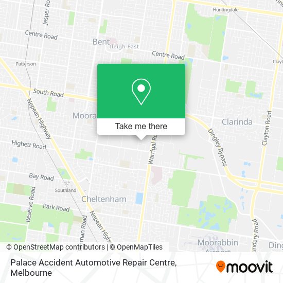 Mapa Palace Accident Automotive Repair Centre