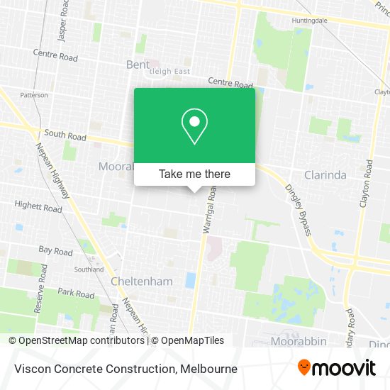 Viscon Concrete Construction map