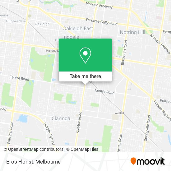 Eros Florist map
