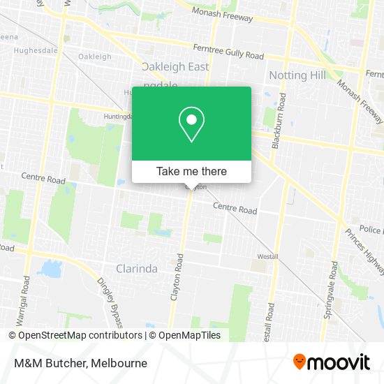 M&M Butcher map