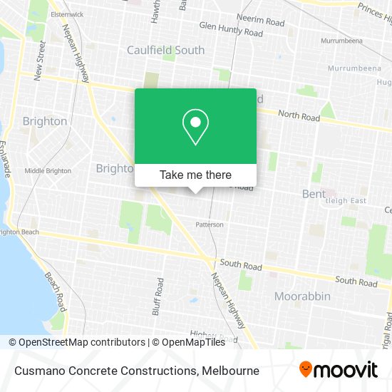 Cusmano Concrete Constructions map