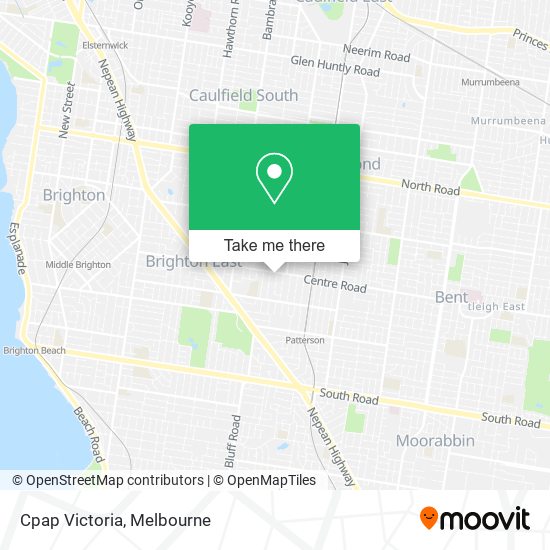 Cpap Victoria map