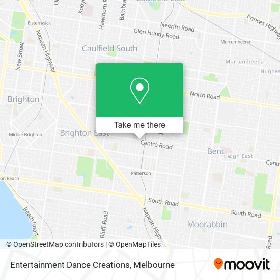 Entertainment Dance Creations map