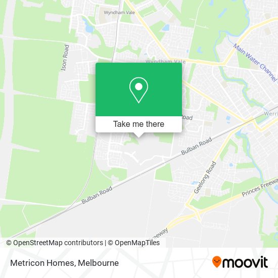 Metricon Homes map