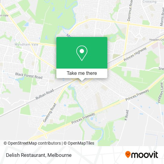 Delish Restaurant map