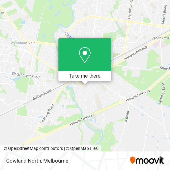 Cowland North map