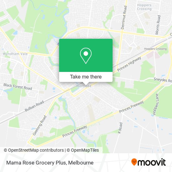 Mama Rose Grocery Plus map