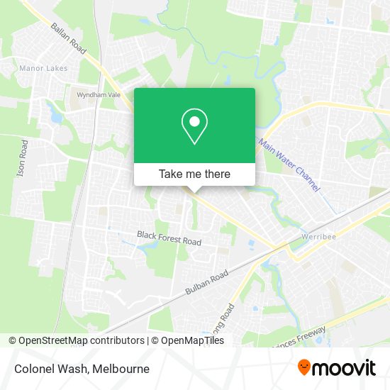 Colonel Wash map