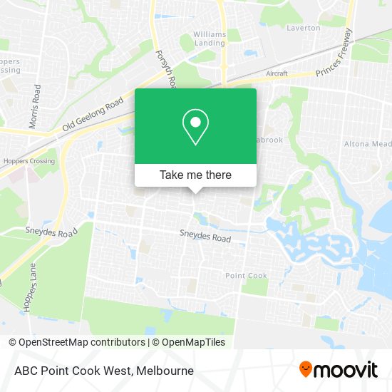 ABC Point Cook West map