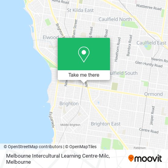 Melbourne Intercultural Learning Centre-Milc map