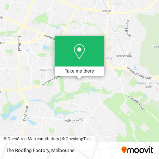 The Roofing Factory map