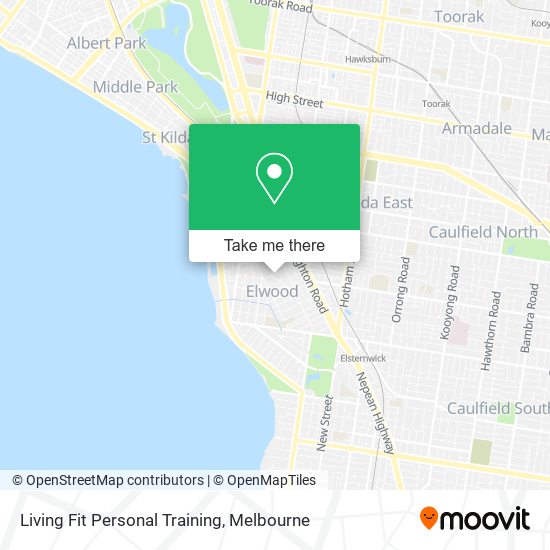 Living Fit Personal Training map