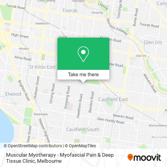 Muscular Myotherapy - Myofascial Pain & Deep Tissue Clinic map