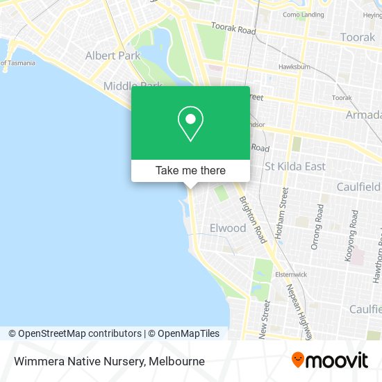 Wimmera Native Nursery map